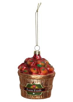 Kersten Bombka "Apple Basket" w kolorze czerwono-złotym - wys. 8 cm - id: 16296253 - marki Kersten - 176409945 Kersten Bombka "Apple Basket" w kolorze czerwono-złotym - wys. 8 cm ze sklepu Limango Polska w kategorii Dekoracje bożonarodzeniowe - zdjęcie 176409945