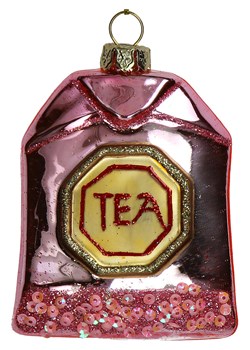 Kersten Bombka "Tea Bag" w kolorze jasnoróżowym - wys. 8,9 cm - id: 16296307 - marki Kersten - 176410059 Kersten Bombka "Tea Bag" w kolorze jasnoróżowym - wys. 8,9 cm ze sklepu Limango Polska w kategorii Dekoracje bożonarodzeniowe - zdjęcie 176410059