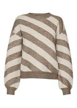 Vero Moda Sweter w kolorze jasnobrązowo-beżowym ze sklepu Limango Polska w kategorii Swetry damskie - zdjęcie 176410347