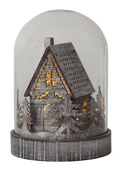 STAR Trading Dekoracja LED &quot;Kupol&quot; w kolorze brązowym - 12 x 17 cm ze sklepu Limango Polska w kategorii Dekoracje - zdjęcie 176411957