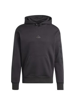 Bluza męska City Escape Fleece Hoodie Adidas ze sklepu SPORT-SHOP.pl w kategorii Bluzy męskie - zdjęcie 176416168