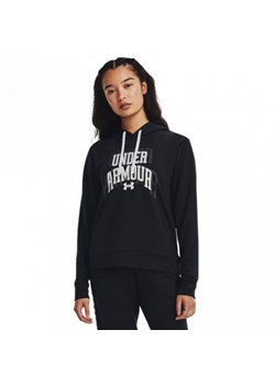 Damska bluza treningowa Under Armour UA Rival Terry Graphic Hoody - czarna ze sklepu Sportstylestory.com w kategorii Bluzy damskie - zdjęcie 176417628