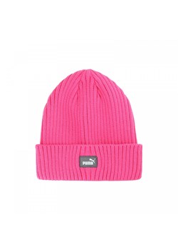 Czapka zimowa uniseks Puma Classic Cuff Beanie - różowa ze sklepu Sportstylestory.com w kategorii Czapki zimowe damskie - zdjęcie 176424875