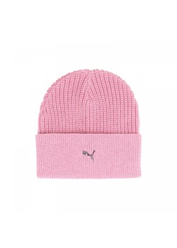 Czapka zimowa uniseks Puma Metal Cat Beanie - szara ze sklepu Sportstylestory.com w kategorii Czapki zimowe damskie - zdjęcie 176424899