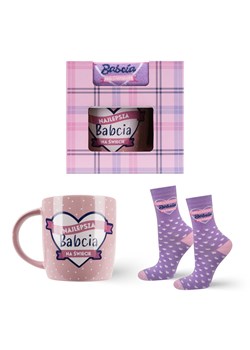 Skarpetki damskie i kubek SOXO w opakowaniu dla Babci ze sklepu Sklep SOXO w kategorii Skarpetki damskie - zdjęcie 176427248