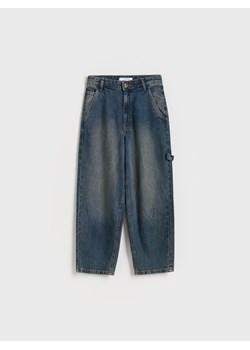 Reserved - Jeansy Skater - granatowy ze sklepu Reserved w kategorii Spodnie dziewczęce - zdjęcie 176431797