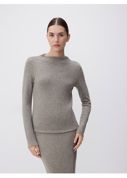 Reserved - Dzianinowy longsleeve z wiskozą - wielobarwny ze sklepu Reserved w kategorii Bluzki damskie - zdjęcie 176433727