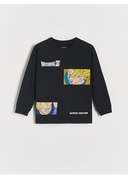 Reserved - Longsleeve Dragon Ball - czarny ze sklepu Reserved w kategorii T-shirty chłopięce - zdjęcie 176434216