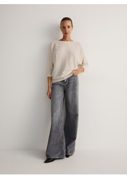 Reserved - Bluzka kimono - kremowy ze sklepu Reserved w kategorii Bluzki damskie - zdjęcie 176434389