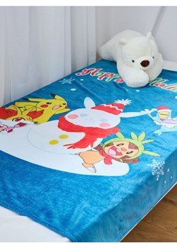 Sinsay - Świąteczny koc Pokémon - granatowy ze sklepu Sinsay w kategorii Kocyki dziecięce - zdjęcie 176464506