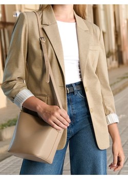 Sinsay - Żakiet - beżowy ze sklepu Sinsay w kategorii Marynarki damskie - zdjęcie 176465095