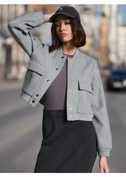 Sinsay - Kurtka bomberka - szary ze sklepu Sinsay w kategorii Kurtki damskie - zdjęcie 176466348