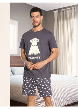 Sinsay - Piżama dwuczęściowa - szary ze sklepu Sinsay w kategorii Piżamy męskie - zdjęcie 176467385
