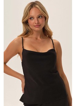 Esotiq satynowa piżama damska Jarila 42196-99X, Kolor czarny, Rozmiar L, Esotiq ze sklepu Intymna w kategorii Piżamy damskie - zdjęcie 176470279