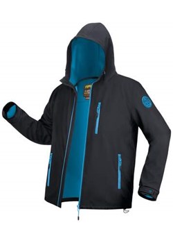 Sportowa kurtka z kapturem z mikropolaru Softshell ze sklepu Atlas For Men w kategorii Kurtki męskie - zdjęcie 176536557