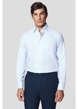 Koszula Błękitna w Pepitę Slim Thea - id: KO073224000009.BLEKIT - marki Lancerto - 176539179 Koszula Błękitna w Pepitę Slim Thea ze sklepu Lancerto S.A. w kategorii Koszule męskie - zdjęcie 176539179