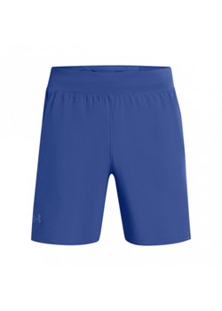Męskie spodenki do biegania Under Armour UA Launch Pro 7\'\' Shorts - niebieskie ze sklepu Sportstylestory.com w kategorii Spodenki męskie - zdjęcie 176553089