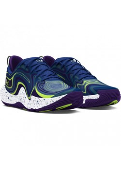 Buty do koszykówki uniseks Under Armour UA Spawn 6 Start Of Season - granatowe ze sklepu Sportstylestory.com w kategorii Buty sportowe męskie - zdjęcie 176554965