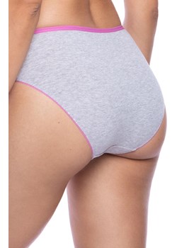 3-pack bawełniane figi damskie L-122BI-55, Kolor szaro-różowy, Rozmiar 2XL, LAMA - id: 193086 - marki Lama - 176556629 3-pack bawełniane figi damskie L-122BI-55, Kolor szaro-różowy, Rozmiar 2XL, LAMA ze sklepu Intymna w kategorii Majtki damskie - zdjęcie 176556629