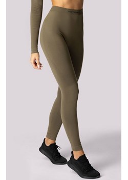 Damskie legginsy termoaktywne khaki Alpha, Kolor khaki, Rozmiar L, Spaio ze sklepu Intymna w kategorii Spodnie damskie - zdjęcie 176556927