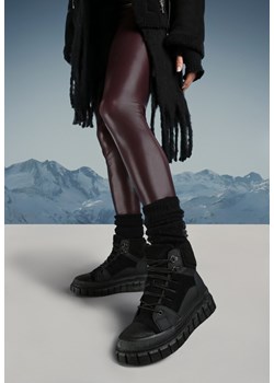 Czarne Botki na Platformie z Futerkiem Dorcva - id: 263455 - marki born2be - 176561417 Czarne Botki na Platformie z Futerkiem Dorcva ze sklepu born2be.pl w kategorii Botki - zdjęcie 176561417