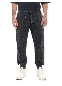 Cropp - Spodnie joggery regular z napisem - szary ze sklepu Cropp w kategorii Spodnie męskie - zdjęcie 176576069