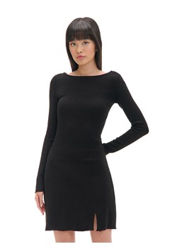 Cropp - Czarna sukienka mini z długimi rękawami - czarny ze sklepu Cropp w kategorii Sukienki - zdjęcie 176576316
