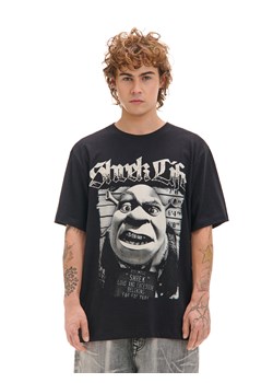 Cropp - Czarny T-shirt ze Shrekiem UNISEX - czarny - id: 780AT-99X - marki Cropp - 176578376 Cropp - Czarny T-shirt ze Shrekiem UNISEX - czarny ze sklepu Cropp w kategorii T-shirty męskie - zdjęcie 176578376
