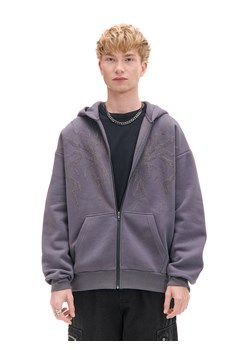 Cropp - Rozpinana bluza z aplikacją - zielony ze sklepu Cropp w kategorii Bluzy męskie - zdjęcie 176579578