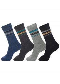 Zestaw 4 par eleganckich skarpet ze sklepu Atlas For Men w kategorii Skarpetki męskie - zdjęcie 176581476