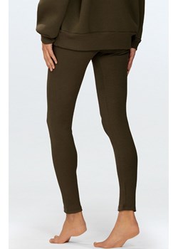 Legginsy prążkowane damskie khaki Oseye, Kolor khaki, Rozmiar 2XL, DKaren ze sklepu Primodo w kategorii Spodnie damskie - zdjęcie 176582187