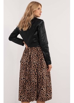 Spódnica midi w panterkę DHJ-SD-19863-1.52, Kolor panterka, Rozmiar uniwersalny, ITALY MODA ze sklepu Primodo w kategorii Spódnice - zdjęcie 176582866