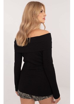 Sweter z odkrytymi ramionami czarny DHJ-SW-A2449.33, Kolor czarny, Rozmiar uniwersalny, ITALY MODA ze sklepu Primodo w kategorii Swetry damskie - zdjęcie 176582939