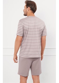 Piżama męska na krótki rękaw i krótkie spodnie cappuccino Bert, Kolor cappuccino, Rozmiar M, Italian Fashion ze sklepu Primodo w kategorii Piżamy męskie - zdjęcie 176583646