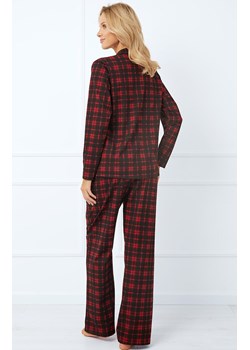 Piżama damska z długi rękaw, i długimi spodniami Nicola, Kolor czarno-czerwony, Rozmiar S, Italian Fashion ze sklepu Primodo w kategorii Piżamy damskie - zdjęcie 176583668