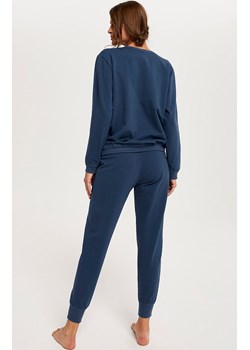 Komplet damski na długi rękaw i długie nogawki Panama, Kolor granatowy jeans, Rozmiar 2XL, Italian Fashion ze sklepu Primodo w kategorii Piżamy damskie - zdjęcie 176583677