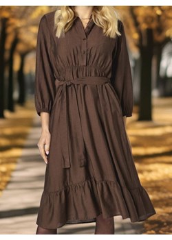 Sinsay - Sukienka - brązowy ze sklepu Sinsay w kategorii Sukienki - zdjęcie 176594666