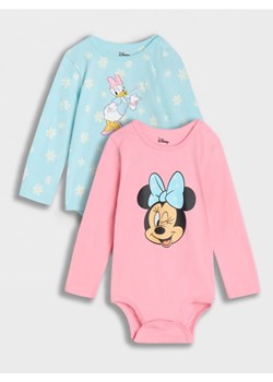 Sinsay - Body 2 pack Myszka Minnie - niebieski ze sklepu Sinsay w kategorii Body niemowlęce - zdjęcie 176594769