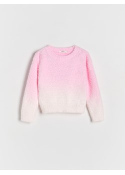 Reserved - Sweter z efektem ombre - wielobarwny ze sklepu Reserved w kategorii Swetry dziewczęce - zdjęcie 176596569