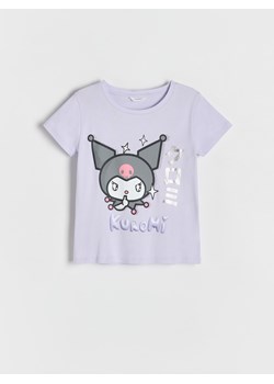 Reserved - T-shirt Kuromi - lawendowy ze sklepu Reserved w kategorii Bluzki dziewczęce - zdjęcie 176601377