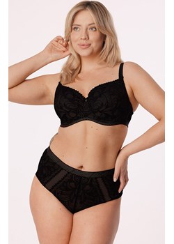 Czarne figi damskie z wysokim stanem Roberta, Kolor czarny, Rozmiar S, Mefemi ze sklepu Intymna w kategorii Majtki damskie - zdjęcie 176603127