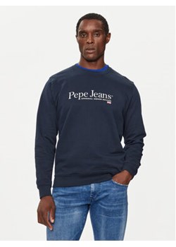 Pepe Jeans Bluza PM582699 Granatowy Regular Fit ze sklepu MODIVO w kategorii Bluzy męskie - zdjęcie 176604856