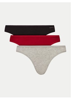 Calvin Klein Underwear Komplet 3 par fig klasycznych 000QD5218E Kolorowy ze sklepu MODIVO w kategorii Majtki damskie - zdjęcie 176607887