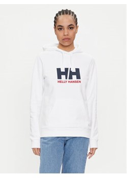 Helly Hansen Bluza Logo 2.0 34460 Biały Regular Fit ze sklepu MODIVO w kategorii Bluzy damskie - zdjęcie 176608289