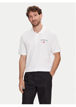 Jack&Jones Polo Jprblaalfie 12259678 Biały Regular Fit ze sklepu MODIVO w kategorii T-shirty męskie - zdjęcie 176611746