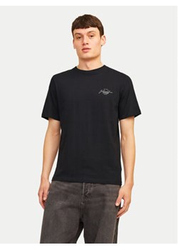 Jack&Jones T-Shirt Erris 12256799 Czarny Standard Fit ze sklepu MODIVO w kategorii T-shirty męskie - zdjęcie 176614566