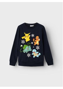 NAME IT Bluza POKEMON 13222364 Granatowy Regular Fit ze sklepu MODIVO w kategorii Bluzy chłopięce - zdjęcie 176619066