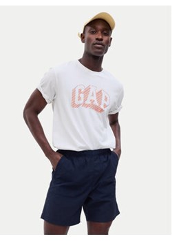 Gap T-Shirt 664011-02 Biały Regular Fit ze sklepu MODIVO w kategorii T-shirty męskie - zdjęcie 176619228