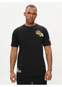 Ellesse T-Shirt Boretto SHV20120 Czarny Regular Fit ze sklepu MODIVO w kategorii T-shirty męskie - zdjęcie 176638565