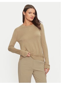 United Colors Of Benetton Sweter 1ZRED10BL Beżowy Regular Fit ze sklepu MODIVO w kategorii Swetry damskie - zdjęcie 176641069